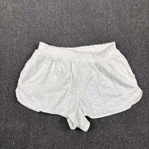 Aerie Women Sleepwear Shorts Loungewear White With Pockets Size 2XL XXL